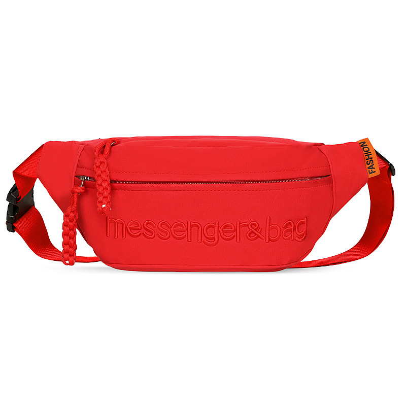 Unisex sportska crossbody torba za biciklizam, vanjski sportovi, ulični stil, materijal Dole pamuk-kombinirana tkanina, prozračna, antibakterijska, otporna