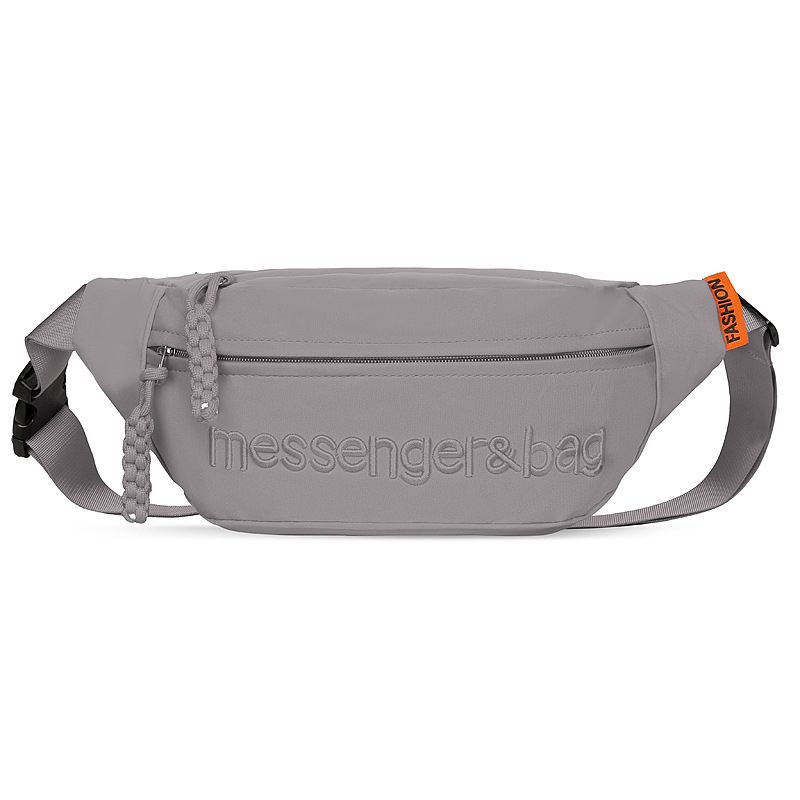 Unisex sportska crossbody torba za biciklizam, vanjski sportovi, ulični stil, materijal Dole pamuk-kombinirana tkanina, prozračna, antibakterijska, otporna