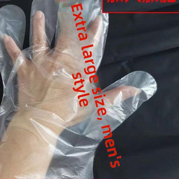 Mănuși de unică folosință din plastic, îngroșate, rezistente la uzură, ambalate individual