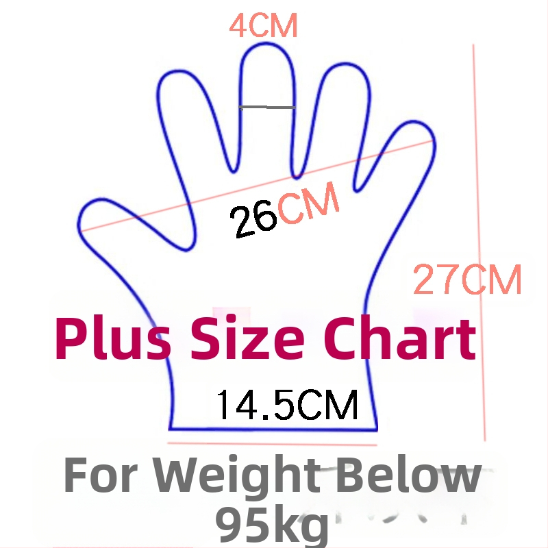 Mănuși de unică folosință din plastic, îngroșate, rezistente la uzură, ambalate individual