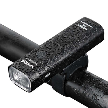 Предна светлина за велосипед от алуминиева сплав, презареждаща се, силна мощност за планински велосипед и нощно каране