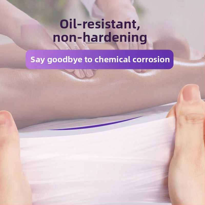 Mănuși de masaj de unică folosință din PVC, anti-alunecare, design transparent, grosime până la 0.05 mm, model Yingke