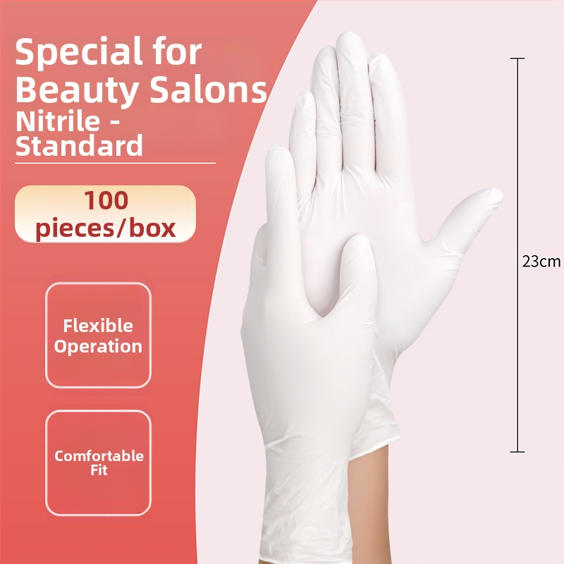 Mănuși de masaj de unică folosință din PVC, anti-alunecare, design transparent, grosime până la 0.05 mm, model Yingke