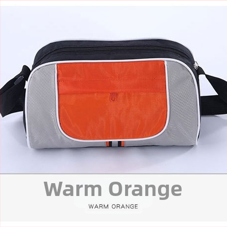 Unisex torba preko ramena od Oxford platna za putovanja, s otisnutim logom, kapacitet ispod 20L, unutarnja podstava od poliester, jednostavan jednobojni dizajn, gradska jednostavnost