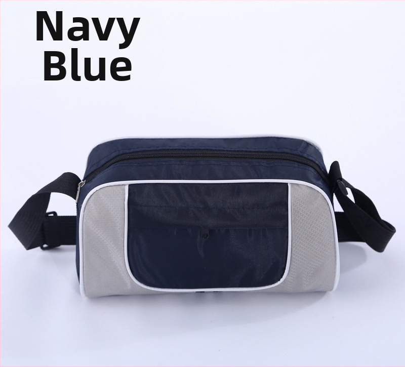 Unisex torba preko ramena od Oxford platna za putovanja, s otisnutim logom, kapacitet ispod 20L, unutarnja podstava od poliester, jednostavan jednobojni dizajn, gradska jednostavnost