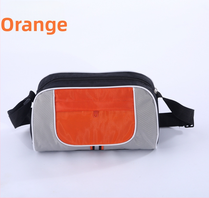 Unisex torba preko ramena od Oxford platna za putovanja, s otisnutim logom, kapacitet ispod 20L, unutarnja podstava od poliester, jednostavan jednobojni dizajn, gradska jednostavnost
