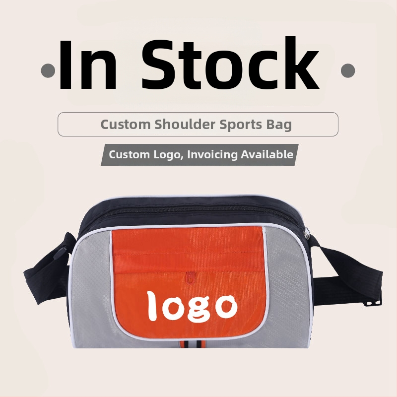 Unisex torba preko ramena od Oxford platna za putovanja, s otisnutim logom, kapacitet ispod 20L, unutarnja podstava od poliester, jednostavan jednobojni dizajn, gradska jednostavnost