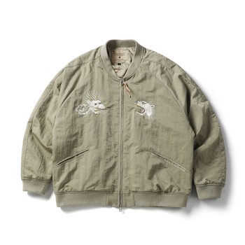 Jakna u japanskom workwear stilu, Yokosuka vez, baseball ovratnik, vodootporna, slobodan kroj