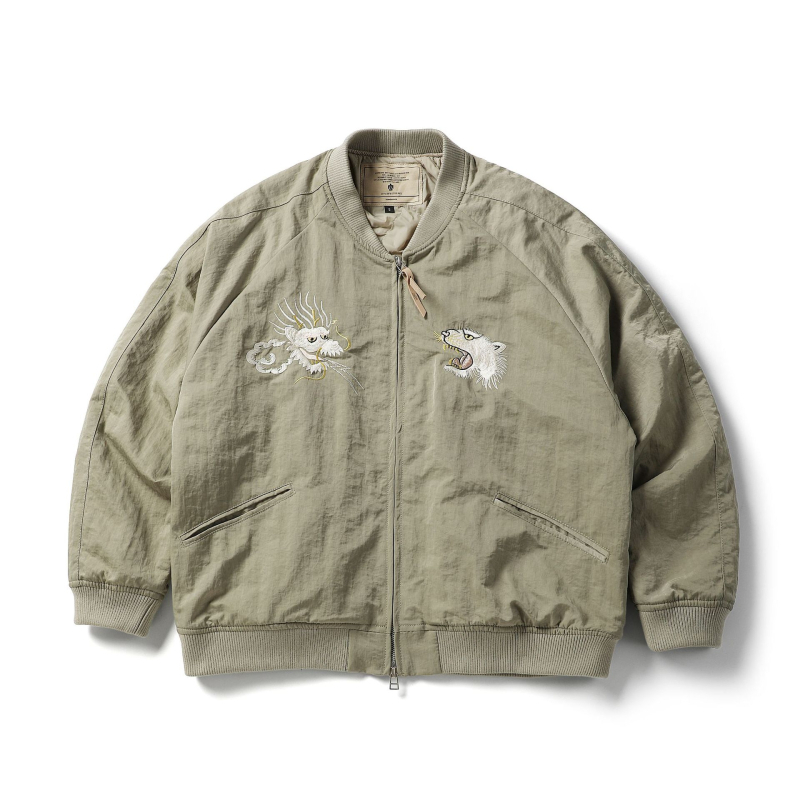 Jakna u japanskom workwear stilu, Yokosuka vez, baseball ovratnik, vodootporna, slobodan kroj