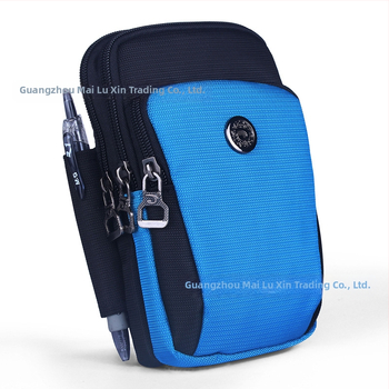 Унисекс поясна чанта за мобилен телефон за открито, спортна чанта от нейлон, дишаща, водоустойчива, износоустойчива, подплата нейлон