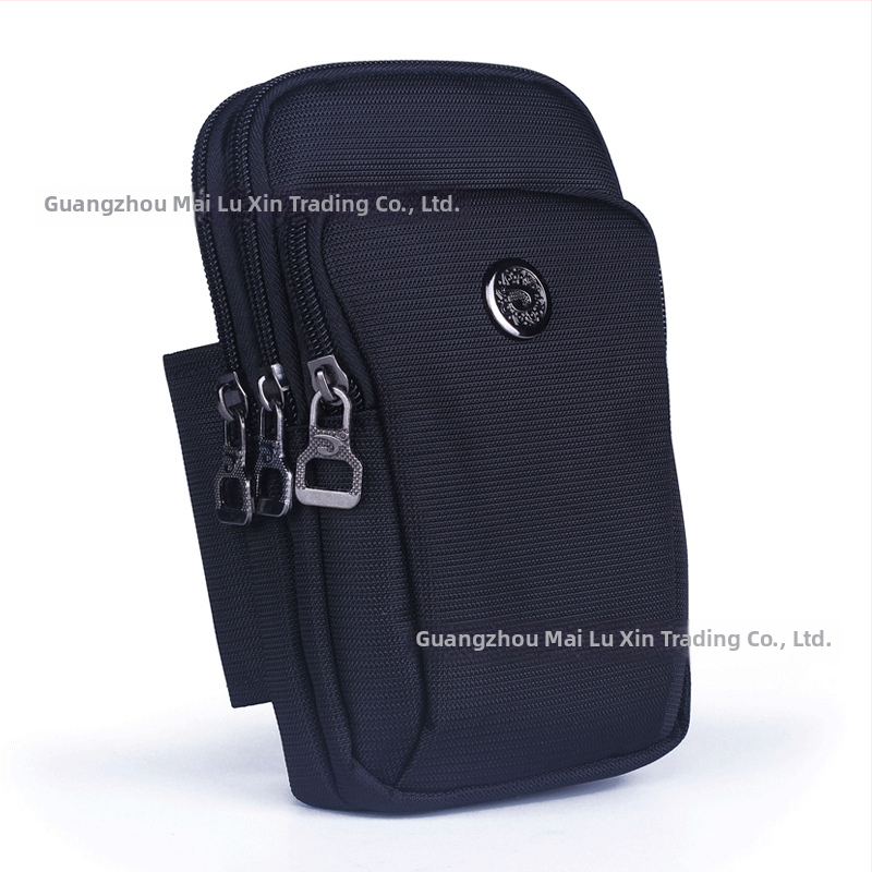 Унисекс поясна чанта за мобилен телефон за открито, спортна чанта от нейлон, дишаща, водоустойчива, износоустойчива, подплата нейлон