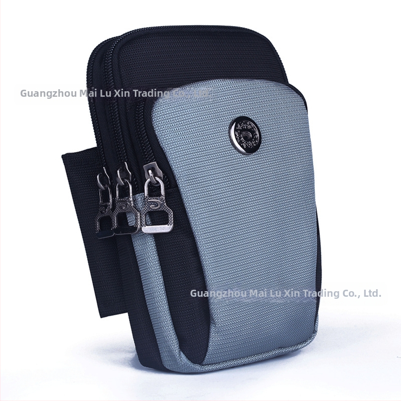 Унисекс поясна чанта за мобилен телефон за открито, спортна чанта от нейлон, дишаща, водоустойчива, износоустойчива, подплата нейлон