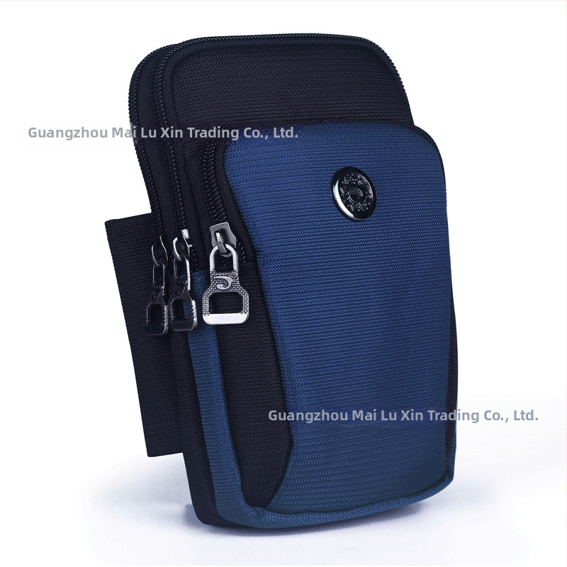 Унисекс поясна чанта за мобилен телефон за открито, спортна чанта от нейлон, дишаща, водоустойчива, износоустойчива, подплата нейлон