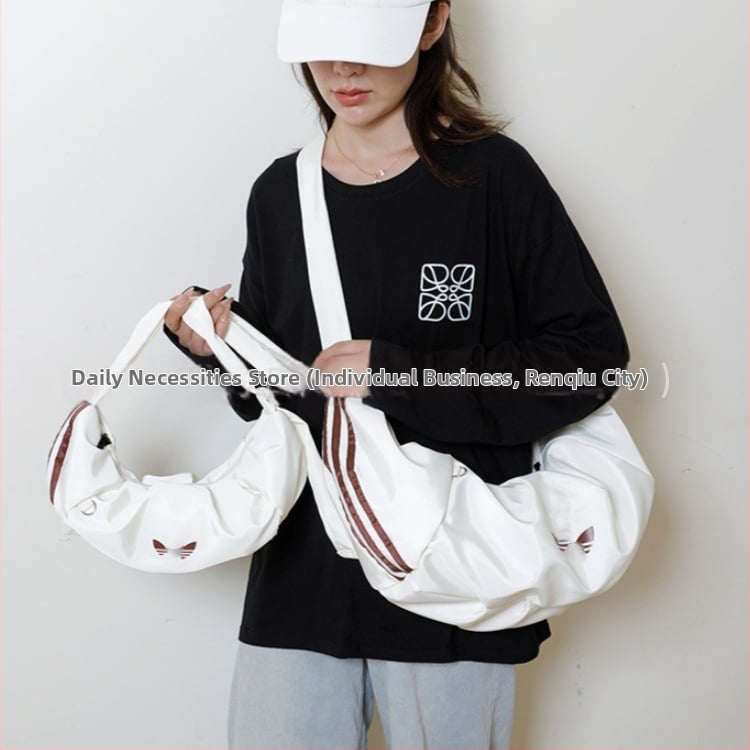 Нейлонова спортна чанта за рамо, проветряваща, унисекс, за спорт на открито, пролет 2025