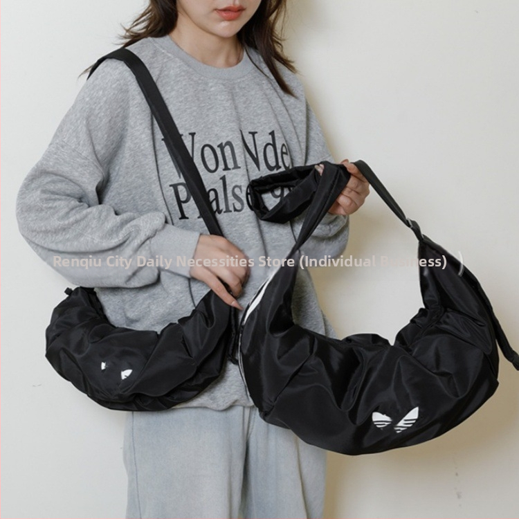 Нейлонова спортна чанта за рамо, проветряваща, унисекс, за спорт на открито, пролет 2025