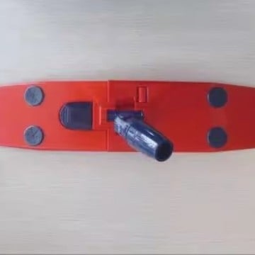 Isida mop plat pentru podea cu cap din fire de bumbac, tip praf din material textil, tijă din oțel inoxidabil