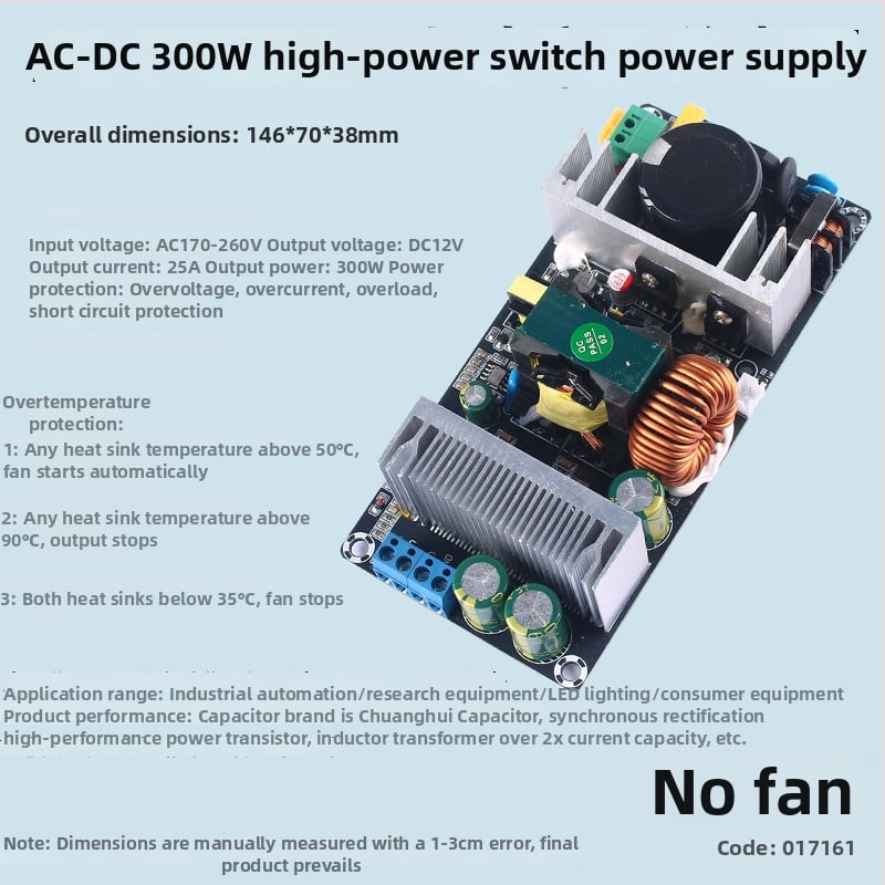 Prepínaný zdroj napájania 350W s výstupmi 24/36/48V, vstup 220V AC, 10A, nastaviteľný
