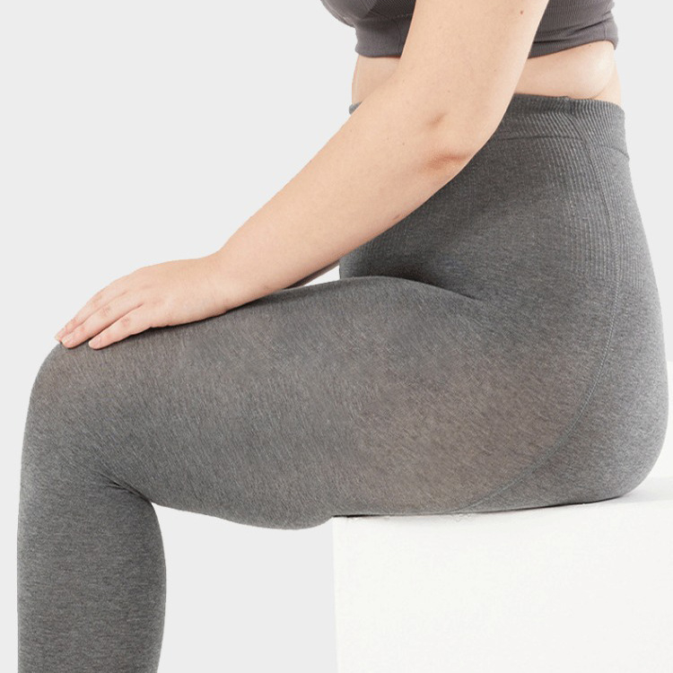 Colanți termici din bumbac pentru femei, primăvară–toamnă, groși și calzi, cu înaltă elasticitate, 50–70% poliester, 30–50% bumbac