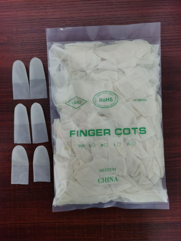 Conuri pentru deget de unică folosință, ultra-subțiri, rezistente la tăiere, antialunecare, semi-transparente, fără praf. Aplicații: fabrici, frumusețe, electronică