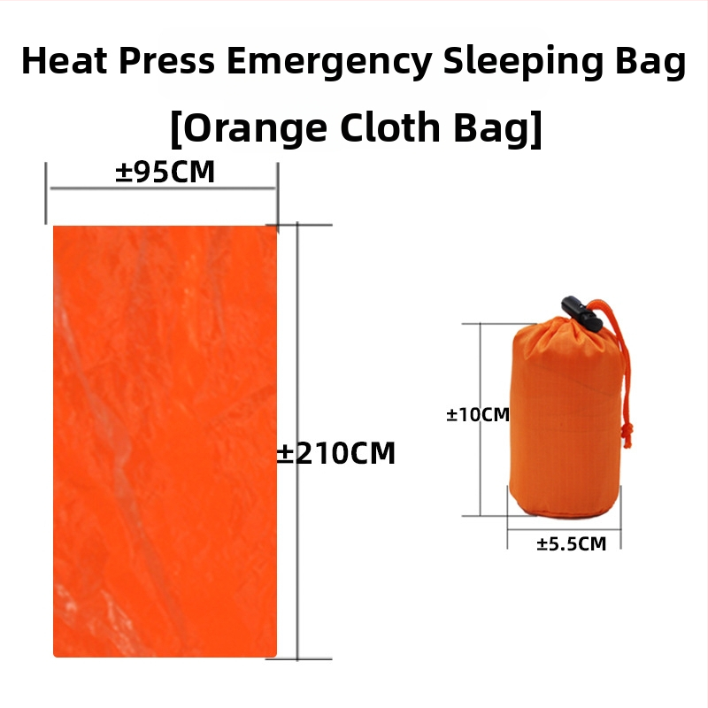 Junhe Kültéri vészhelyzeti hálózsák PE alumíniumfóliával, hővédő túlélő takaró