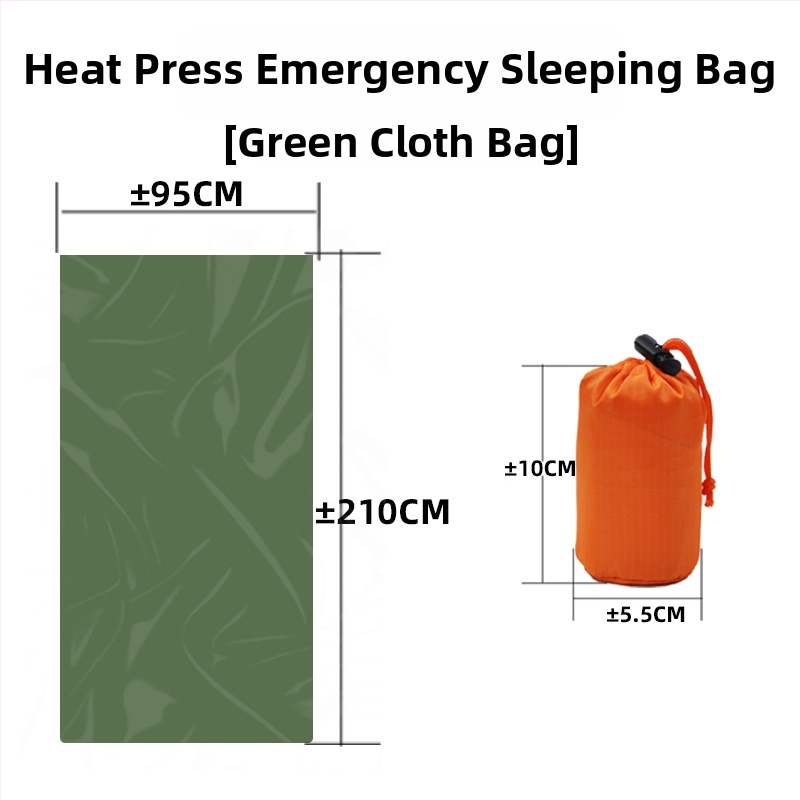 Junhe Kültéri vészhelyzeti hálózsák PE alumíniumfóliával, hővédő túlélő takaró