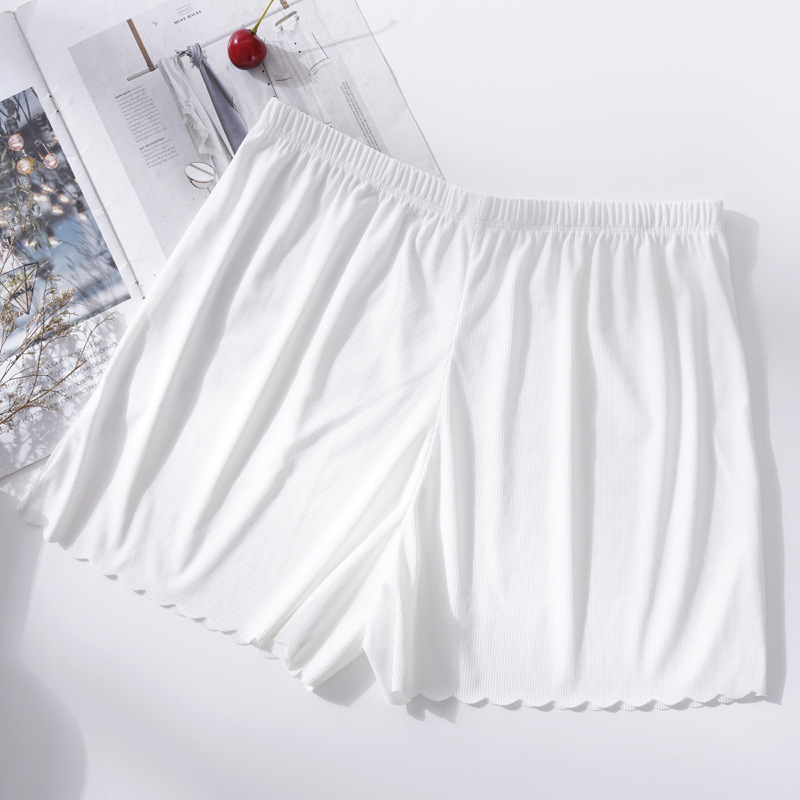 Γυναικείες αναπνεύσιμες ασφαλείς παντελόνες από νάιλον-σπάντεξ, μεσαίας μέσης, πλεκτό ύφασμα, βαμβάκι-σπάντεξ επένδυση