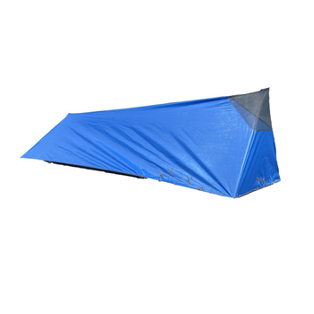 Τέντα κατασκήνωσης χωρίς πόλους, Α-γραμμή, με δίχτυ εντόμων, 0.5 kg ultra-light, εξωτερικό πολυεστερικό με βάση Oxford, εξωτερική αδιαβροχοποίηση 2000–3000 mm, αδιαβροχοποίηση πυθμένα 4000 mm, τεσσάρων εποχών