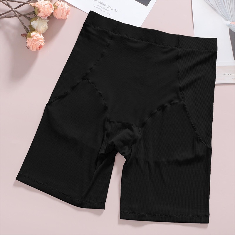 Κολάν ασφαλείας γυναικών με αντιδιαφανές σχέδιο, ελαφρύ και διαπνέον, ύφασμα Modal πλεκτό, μεσαίας μέσης