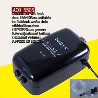 Haili αντλία οξυγόνου ενυδρείου ACO5503/6603/9610 αθόρυβος αεριστής