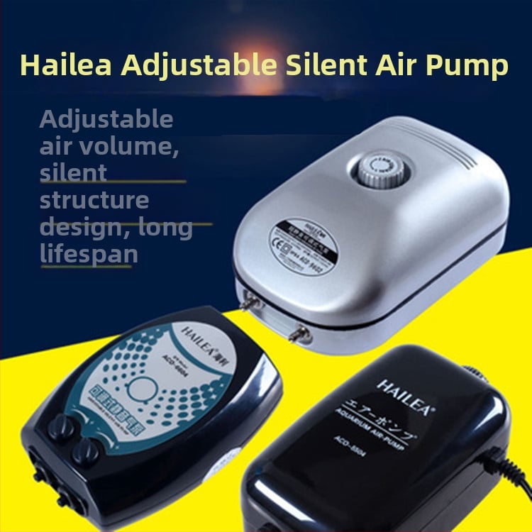Haili αντλία οξυγόνου ενυδρείου ACO5503/6603/9610 αθόρυβος αεριστής