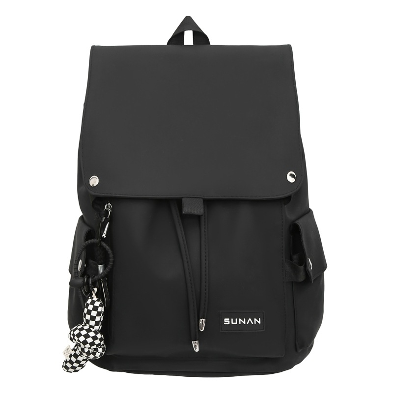 Ghiozdan pentru laptop – unisex, material PU, impermeabil, capacitate mare, curea cu pernă de aer, stil japonez