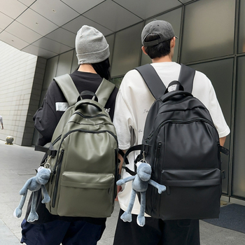 Najlon ruksak za putovanje u slobodno vrijeme sa zatvaračem, poliester podstava, jesen 2025