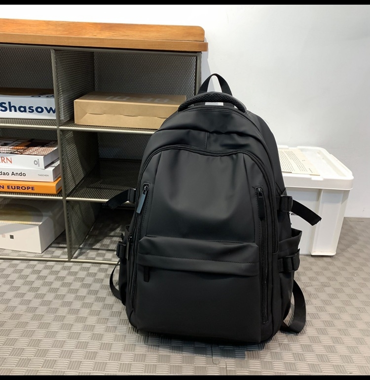 Najlon ruksak za putovanje u slobodno vrijeme sa zatvaračem, poliester podstava, jesen 2025