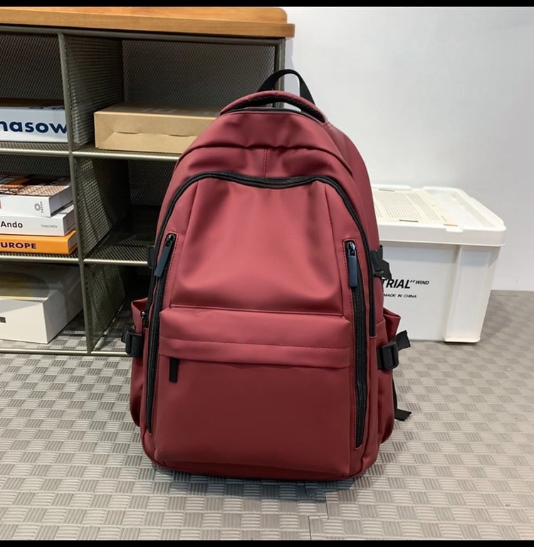 Najlon ruksak za putovanje u slobodno vrijeme sa zatvaračem, poliester podstava, jesen 2025