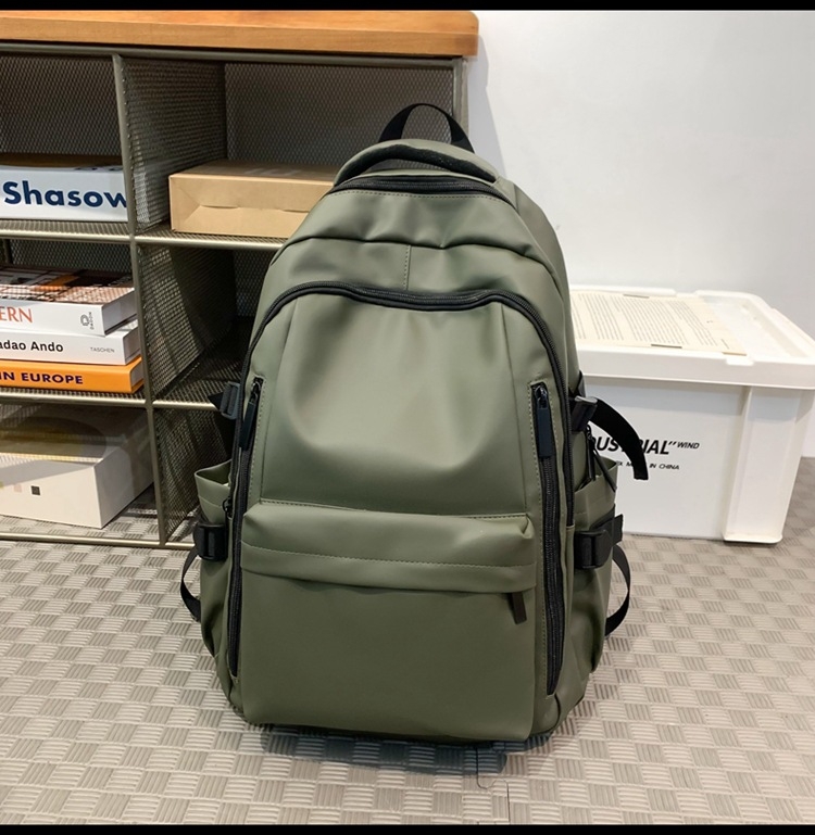 Najlon ruksak za putovanje u slobodno vrijeme sa zatvaračem, poliester podstava, jesen 2025