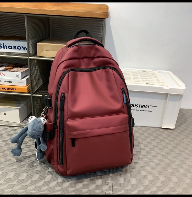 Najlon ruksak za putovanje u slobodno vrijeme sa zatvaračem, poliester podstava, jesen 2025