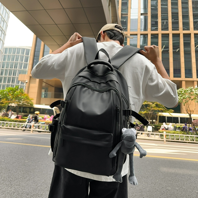 Najlon ruksak za putovanje u slobodno vrijeme sa zatvaračem, poliester podstava, jesen 2025