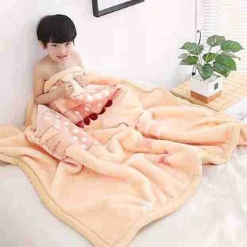 Παιδική κουβέρτα με σχέδιο κινούμενων σχεδίων, διπλού επιπέδου και χοντρή, από συνθετικές ίνες, 1000–1500 g, για παιδιά 6–12 ετών, κατάλληλη για όλες τις εποχές, μοντέρνο μινιμαλιστικό στυλ