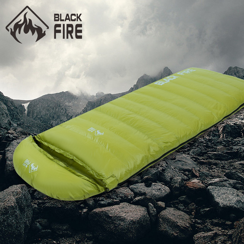 Spavaća vreća tip konverta za odrasle, kačji puh, lagana za kampiranje, vodootporan najlonski materijal 400T20D i podstava