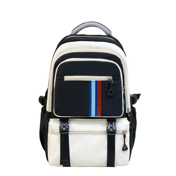 Rucsac în stil japonez, cu capacitate mare pentru școală, unisex (Material: Nylon; Căptușeală: Poliester; Stil: Simplitate urbană; Sistem de purtare: Bretele curbate; Gen: Unisex)