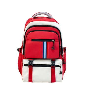 Rucsac în stil japonez, cu capacitate mare pentru școală, unisex (Material: Nylon; Căptușeală: Poliester; Stil: Simplitate urbană; Sistem de purtare: Bretele curbate; Gen: Unisex)