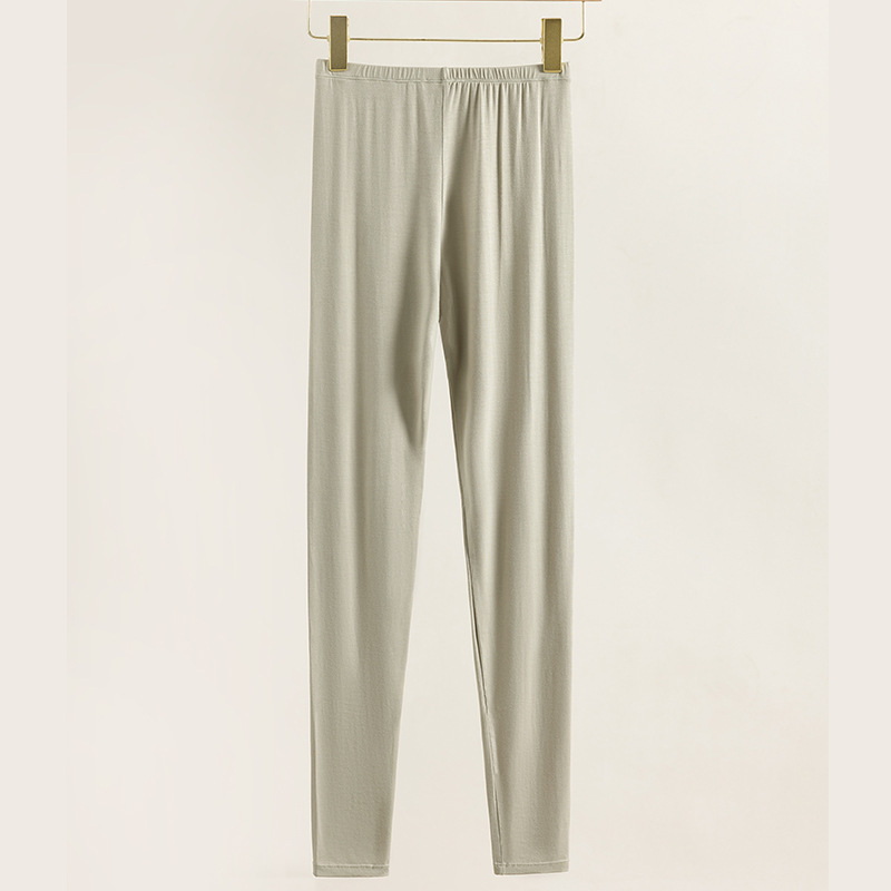 Термични леггинси от вискоза, безшевни, с висока еластичност, дълги за жени