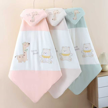 Dječja deka s 400 g pamuk punila, čisti pamuk 95%+, jesen-zima, za novorođenčad 0–1 godina, uzorak: crtani