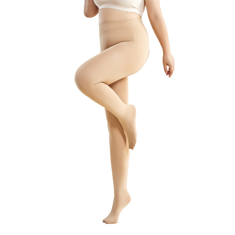 Najlon tajice s efektom golih nogu, jednake boje, s flekso unutrašnjom i debelom konstrukcijom, pune dužine; podižu stražnjicu, zadržavaju toplinu, upijaju znoj.