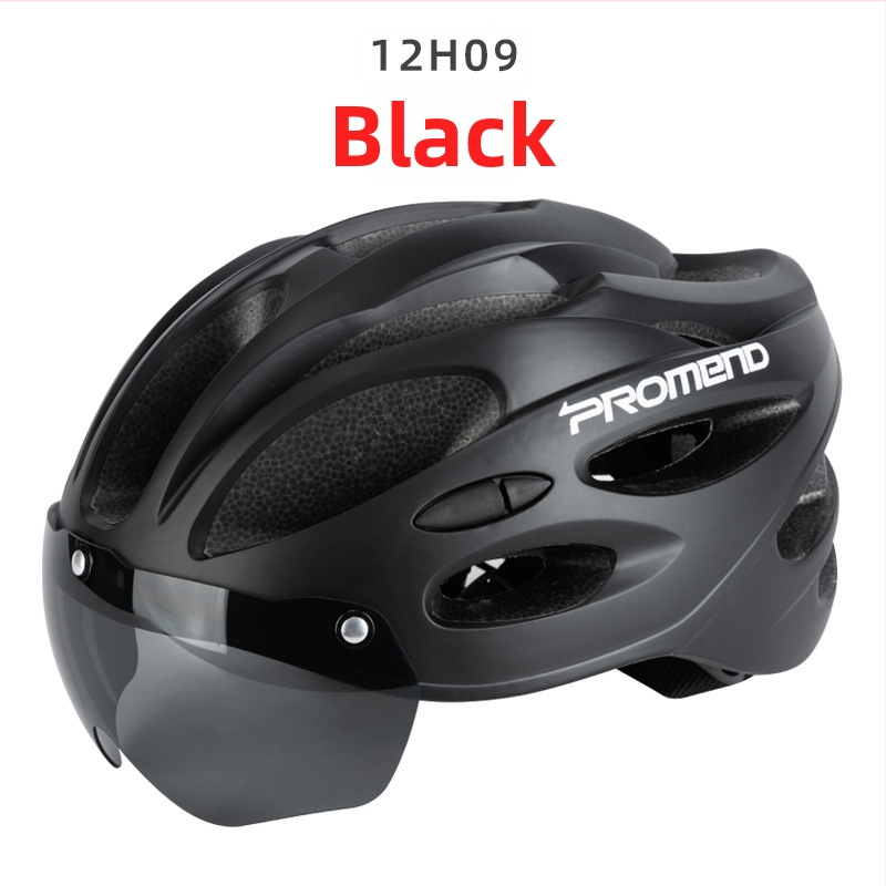 Casca pentru bicicletă de munte cu vizier magnetic integrat, husă PC, unisex adulți