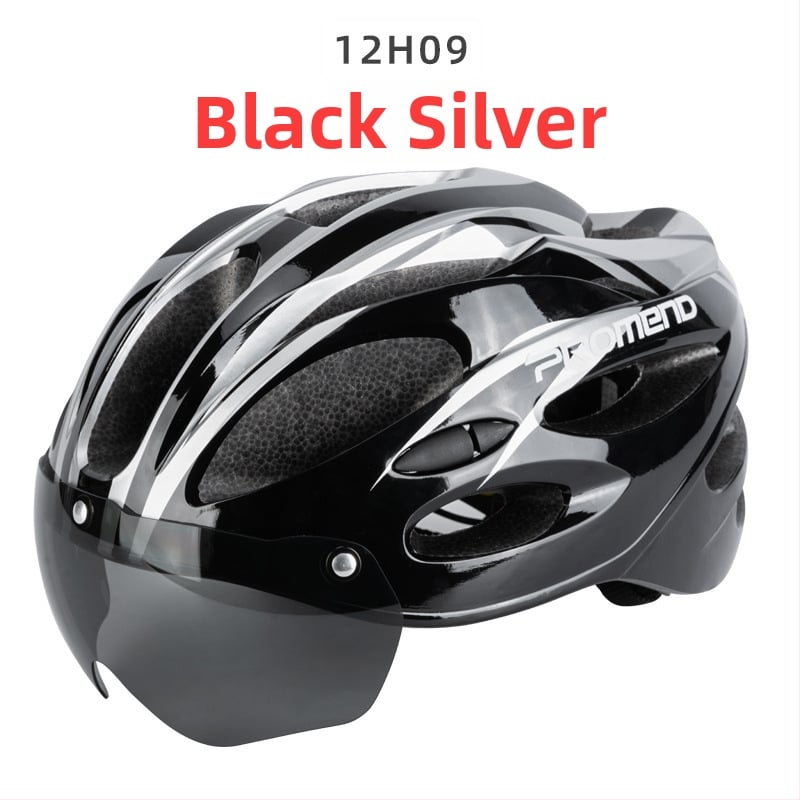 Casca pentru bicicletă de munte cu vizier magnetic integrat, husă PC, unisex adulți