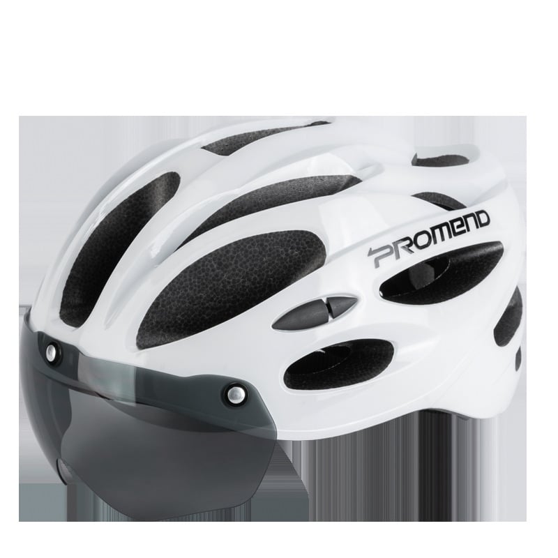 Casca pentru bicicletă de munte cu vizier magnetic integrat, husă PC, unisex adulți