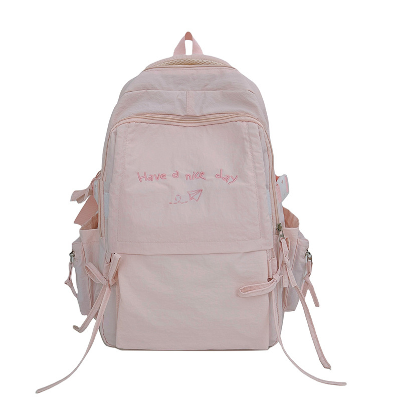 Ženski ruksak od najlona, kapacitet 20–35 L, prozračan dizajn, zakrivljene naramenice, pretinac za prijenosno računalo