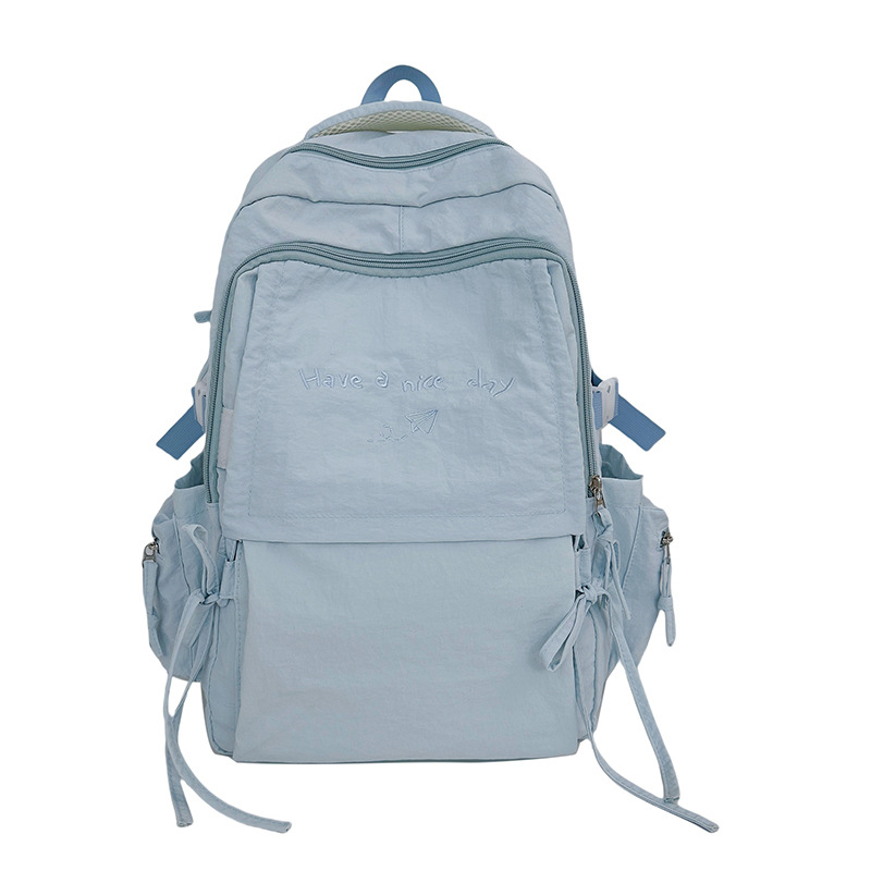 Ženski ruksak od najlona, kapacitet 20–35 L, prozračan dizajn, zakrivljene naramenice, pretinac za prijenosno računalo