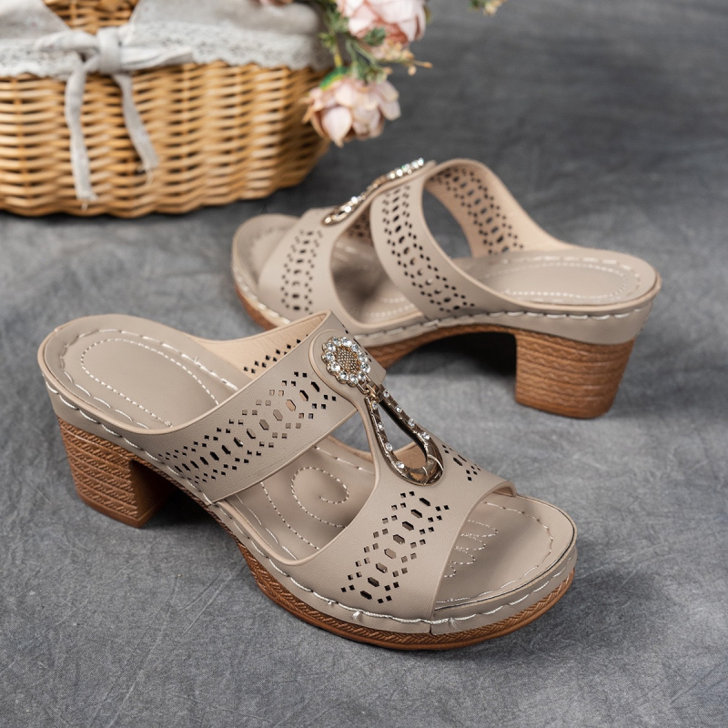 I-образни чехли, PU горна част, fish-mouth toe, PU вътрешност, гумена подметка, Пролет 2025